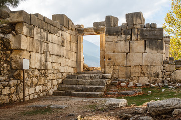 Ruins of the ancient Lycian city Arycanda, Turkey