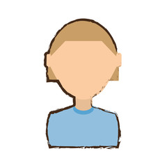 people commoner man icon image, vector illustration design