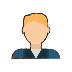 people commoner man icon image, vector illustration design
