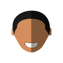 people face casual man icon image, vector illustration