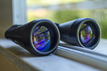 binoculars, glasses