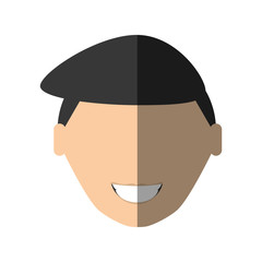 people face businessman icon image design, vector illustration