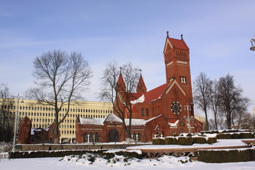 Obraz premium Belarus. Church Of Saint Simon and Elena in Minsk