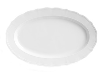 White Oval Serving Platter