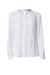 White women's shirt isolated on white background
- 135850404