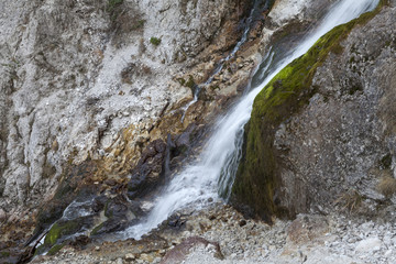 Wasserfall im Tamar - Tal, Slowenien