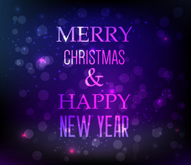 Christmas background with text
