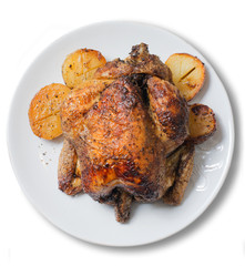 Chicken grill isolated