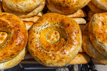 Traditional bread in Uzbekistan