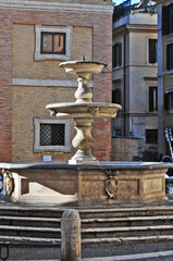 Roma, piazza e fontana della Madonna dei Monti
