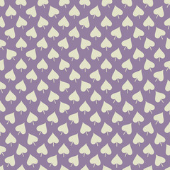Abstract seamless pattern with leaves in two colors