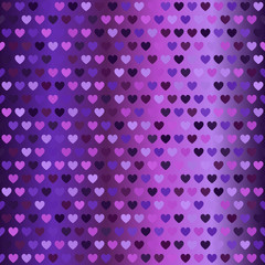 Heart pattern. Seamless vector