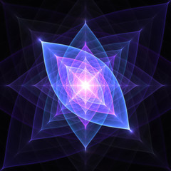  Abstract Fractal Swirl  Background - Fractal Art