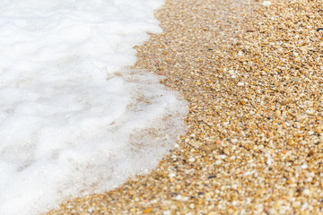 Fototapeta na wymiar Waves on the beach
