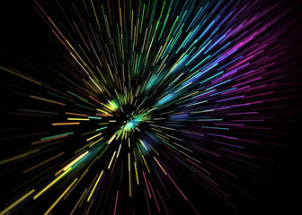  Fractal Alien Shining  Explosion Background - Fractal Art
