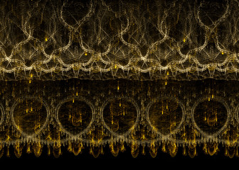 Fractal Elegant Lacy Ornament  Background -  Fractal Art
