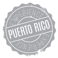 Puerto Rico stamp. Grunge design with dust scratches. Effects can be easily removed for a clean, crisp look. Color is easily changed.
