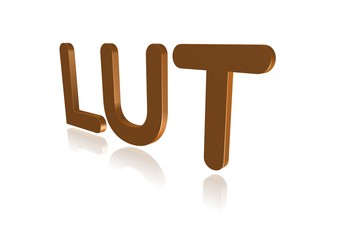 Programming Term - LUT - Lookup Table  -  3D image