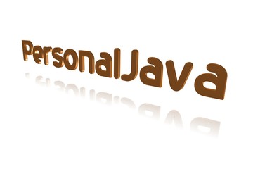 Programming Term - PersonalJava -  3D image