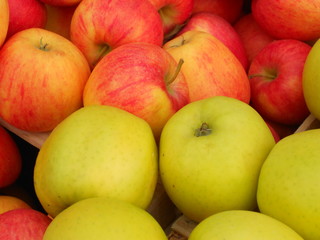 Äpfel auf dem Wochenmarkt