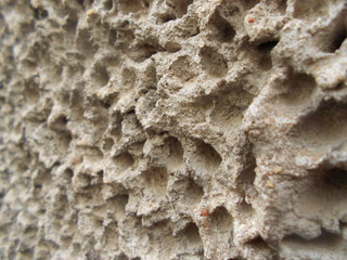 raue Sandsteinfassade