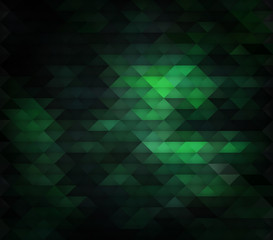 Obraz premium Green abstract mosaic background