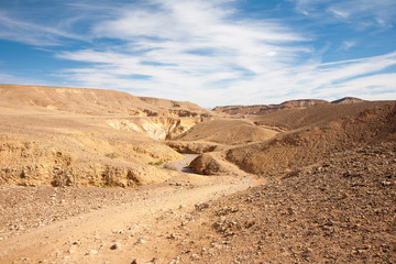 Fototapeta na wymiar The Eilat monuntains, Negev Desert, Israel
