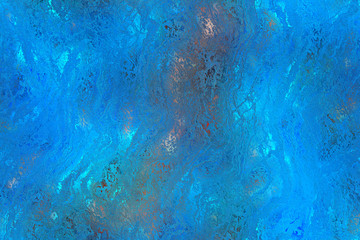 Wide continuous transparent colored glass  pattern