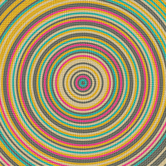 Concentric rug fabric