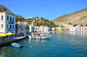 Fototapeta premium vacances dans le Dodécanèse, archipel grec 