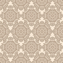 Arabic, islamic, indian seamless pattern
