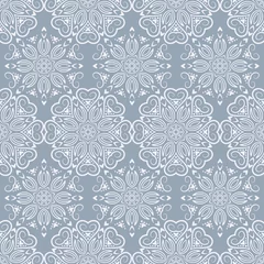 Zelfklevend Fotobehang Arabic, islamic, indian seamless pattern © jelisua88