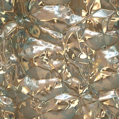 Continuous  bump   metal foil pattern 