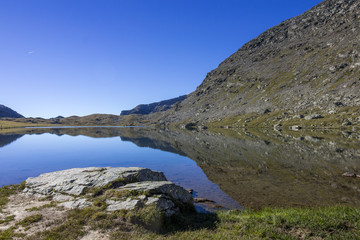 Scorci panoramici delle montagne viste dal vaccarone