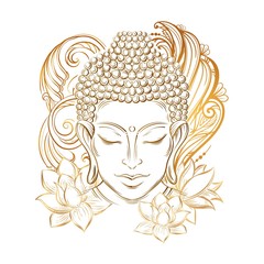 Buddha's head tattoo