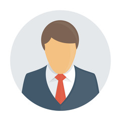 Businessman vector icon.