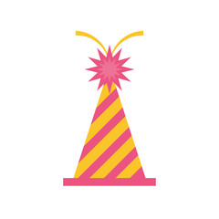 hat party icon image, vector illustration design