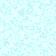 Cyan diamond pattern. Seamless vector