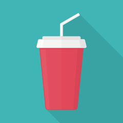 Juice and soda icon.