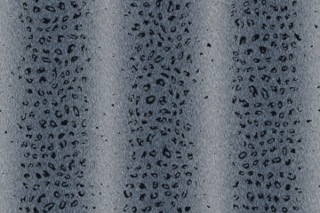 Continuous pattern of natural fur