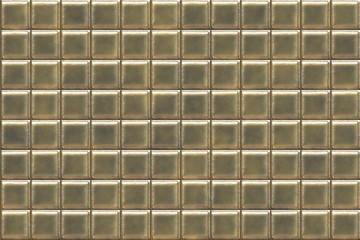 Wide continuous pattern of  metal tiles
