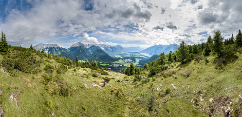 Simmering mountain in Austria