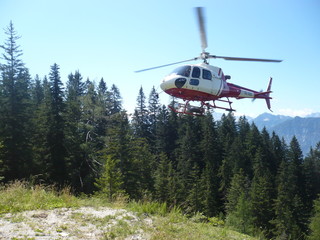 Fototapeta na wymiar helicopter