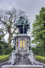 Obraz premium Petit Sablon Square in Brussels, Belgium