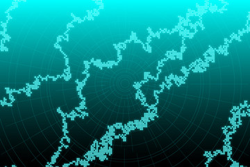 Futuristic dotted background - vector illustration 