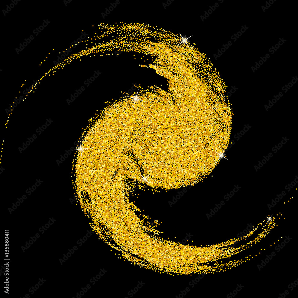 Wall mural Glitter smear for design project -    vector illustration