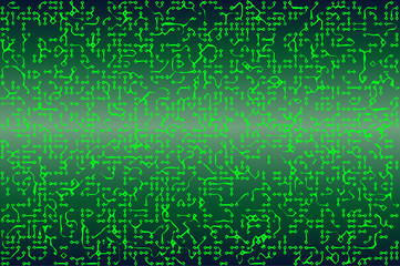 Electronic Printed circuit board  background -  vector illustration 