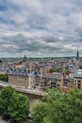 Fototapeta premium Namur skyline, Wallonia, Belgium.