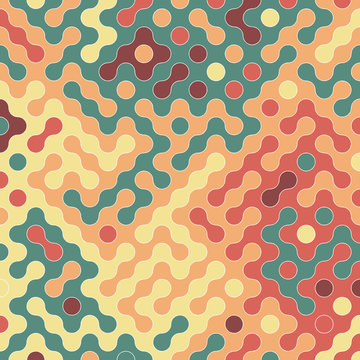 Retro halftone background - vector illustration 
