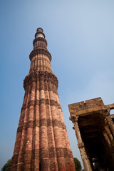 The Qutub Minar In Delhi
